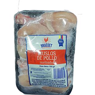 Muslos de Pollo Crudos Marinados Brasset  0.7 kg