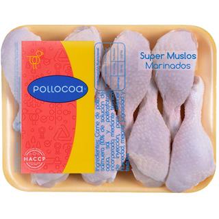 Muslos de Pollo Crudos Marinados Super Muslos Pollocoa  2 kg