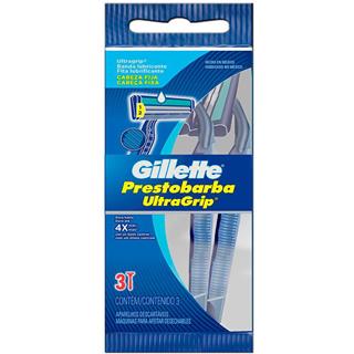 Máquina para Afeitar de 2 Hojas UltraGrip Gillette  3 unidades