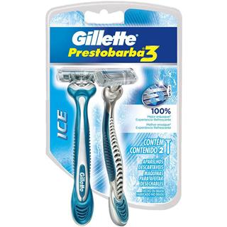 Máquina para Afeitar de 3 Hojas Ice Gillette  2 unidades