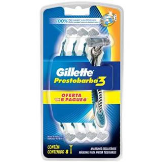 Máquina para Afeitar de 3 Hojas Gillette  8 unidades