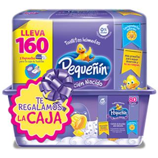 mantequilla césped pasado Paños Húmedos para Bebé Recién Nacido Pequeñín 160 unidades - Los Precios