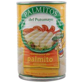 Palmitos en Conserva Corazones de Palmito Enteros Palmitos del Putumayo  400 g