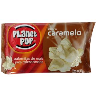 Palomitas de Maíz para Microondas con Sabor a Caramelo Planet Pop  100 g