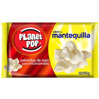 Palomitas de Maíz para Microondas con Sabor a Mantequilla Planet Pop  85 g