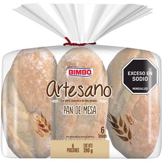 Pan Artesanal Mesa Artesano  390 g