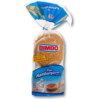 Pan Blanco para Hamburguesa Bimbo  210 g