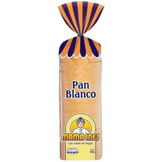 Pan Blanco Tajado Mamá Inés  420 g