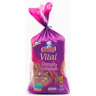 Pan Integral Tajado con Nueces y Arándanos Deshidratados Granola Bimbo  500 g