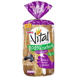 Pan Integral Tajado con Nueces y Arándanos Deshidratados Granola Bimbo  500 g