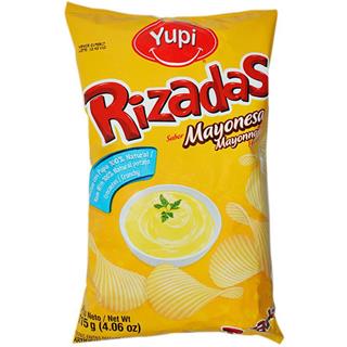 Papas Fritas de Mayonesa Onduladas Rizadas  115 g