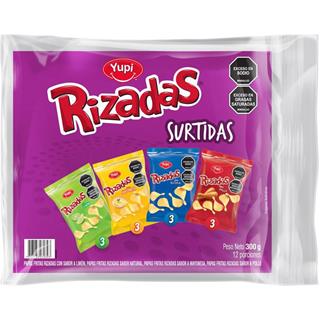 Papas Fritas Sabores Surtidos Rizadas  300 g