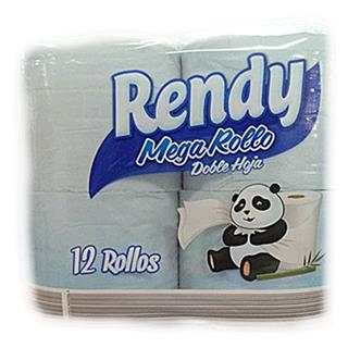 Papel Higiénico Doble Hoja Rendy  480 m