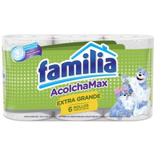 Papel Higiénico Triple Hoja AcolchaMax, Extra Grande Familia  156 m