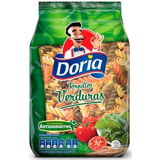 Pasta en Tornillos Verduras Doria  500 g