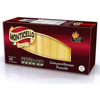 Pasta para Lasaña Precocida Monticello  400 g