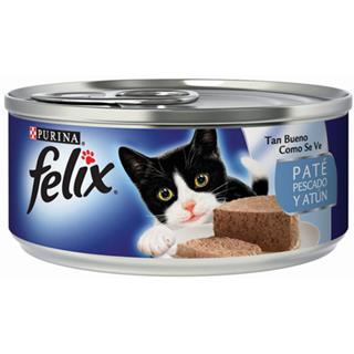 Paté para Gatos Pescado y Atún Felix  156 g