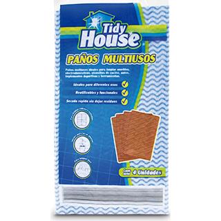 Paño Absorbente Multiusos Tidy House  4 unidades