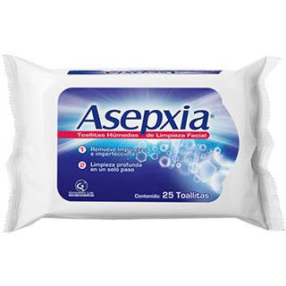 Paños Húmedos Asepxia  25 unidades