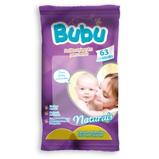 Paños Húmedos para Bebé con Aloe Vera Bubu  63 unidades