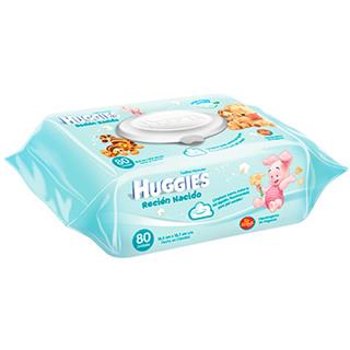 Paños Húmedos para Bebé Recién Nacido Huggies  80 unidades