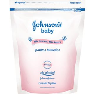 Paños Húmedos para Bebé Johnson's Baby  70 unidades