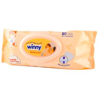 Paños Húmedos para Bebé Balanced Winny  80 unidades