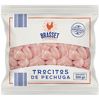 Pechuga de Pollo Trocitos Brasset  0.5 kg