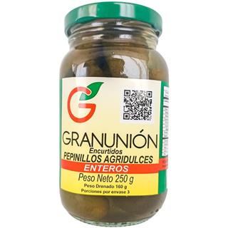 Pepinillos en Conserva Agridulces GranUnión  250 g