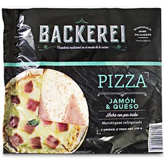 Pizza de Jamón y Queso Backerei  130 g