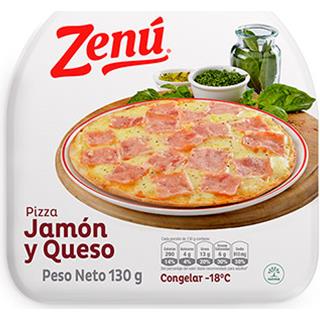 Pizza de Jamón y Queso Zenú  130 g