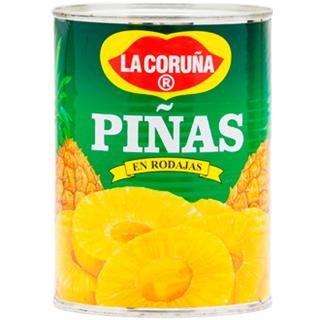 Piña en Almíbar Rodajas La Coruña  565 g