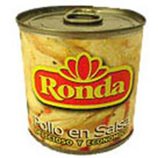 Pollo Desmechado en Lata Salsa Ronda  180 g