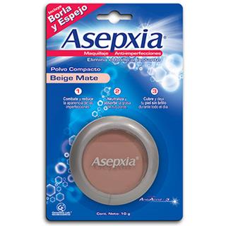 Polvo de Maquillaje Beige Mate Asepxia 10 g - Los Precios