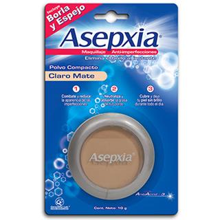 Polvo de Maquillaje Claro Mate Asepxia  10 g
