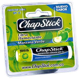 Protector de Labios Ultra Humectante, Manzana Verde Chapstick  1 unidad