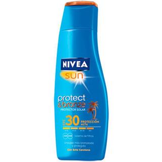 Protector Solar en Crema de Media Protección 30 FPS, Protect & Bronze Nivea  125 ml