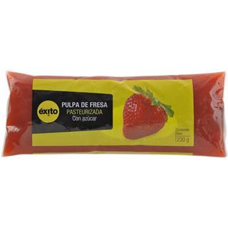 Pulpa de Fresa Con Azúcar Éxito  230 g