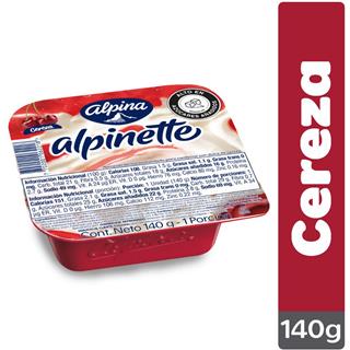 Queso Cuchareable Endulzado con Sabor a Cereza Alpinette  140 g