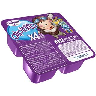 Queso Cuchareable Endulzado con Sabor a Mora Alpinito  180 g