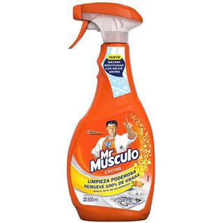 Quitagrasa en Espray Acción Naranja Mr. Músculo  500 ml