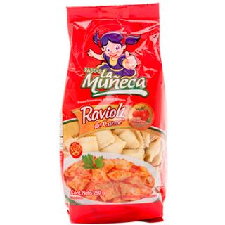 Ravioles con Carne Pastas La Muñeca  250 g