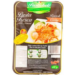 Ravioles con Carne Pasticheli  500 g