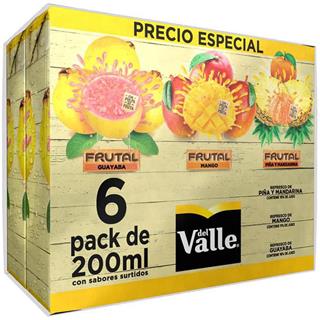 Refresco de Fruta en Caja Sabores Surtidos Del Valle 2 400 ml