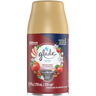 Repuesto de Ambientador Automático con Aroma a Canela y Manzana Glade  270 ml