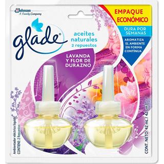 Repuesto de Ambientador Eléctrico con Aroma a Lavanda Flor de Durazno Glade  42 ml