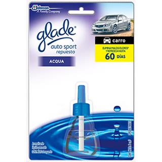 Repuesto de Ambientador Líquido para Carro Acqua Glade  60 días