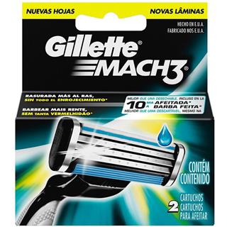 Repuesto para Máquina para Afeitar de 3 Hojas Gillette  2 unidades