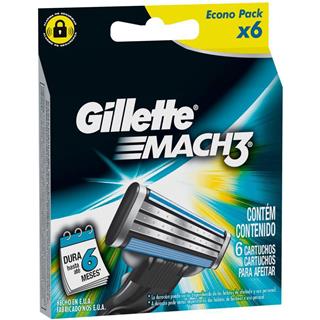 Repuesto para Máquina para Afeitar de 3 Hojas Gillette  6 unidades