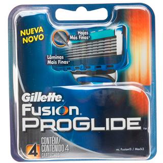 Repuesto para Máquina para Afeitar de 5 Hojas Fusion Proglide Gillette  4 unidades